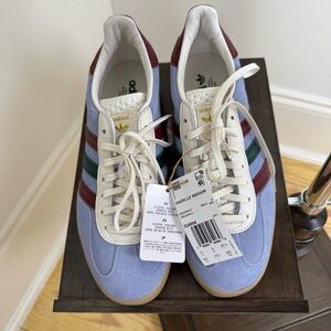 Adidas NWT Gazelle Blue Suede Indoor Sneakers sz 9.5